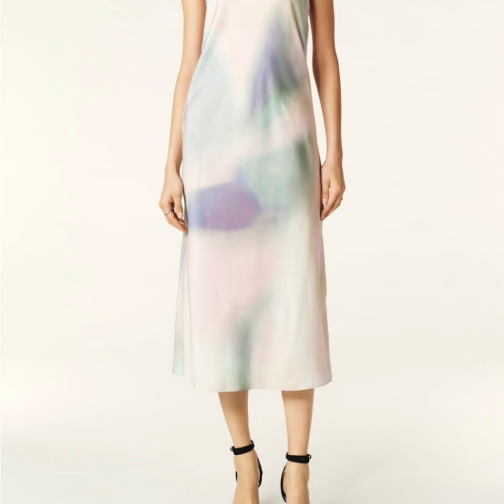 Elegant Multicolor Midi Dress
